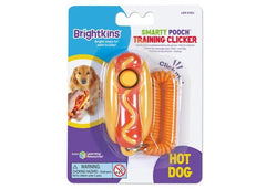 Jucarie dresaj caini - Clicker Hot dog