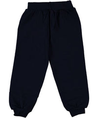 Pantaloni trening baieti, Girafa, bumbac, negru