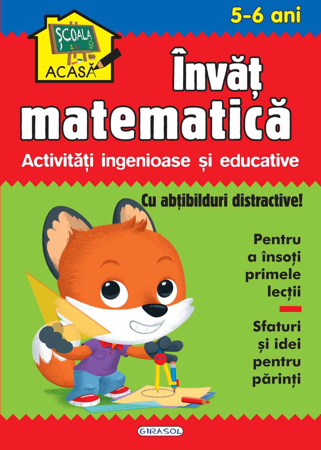Scoala acasa - Invat matematica 5-6 ani