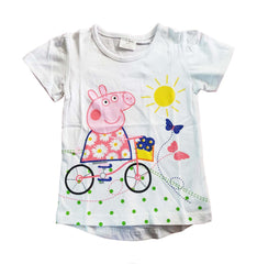 Tricou bumbac, fete, Peppa Pig