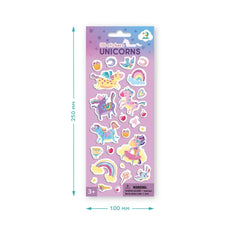 Set abtibilduri 3D - Unicorni