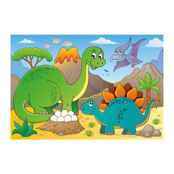 Puzzle - Dinozauri prietenosi (48 piese)