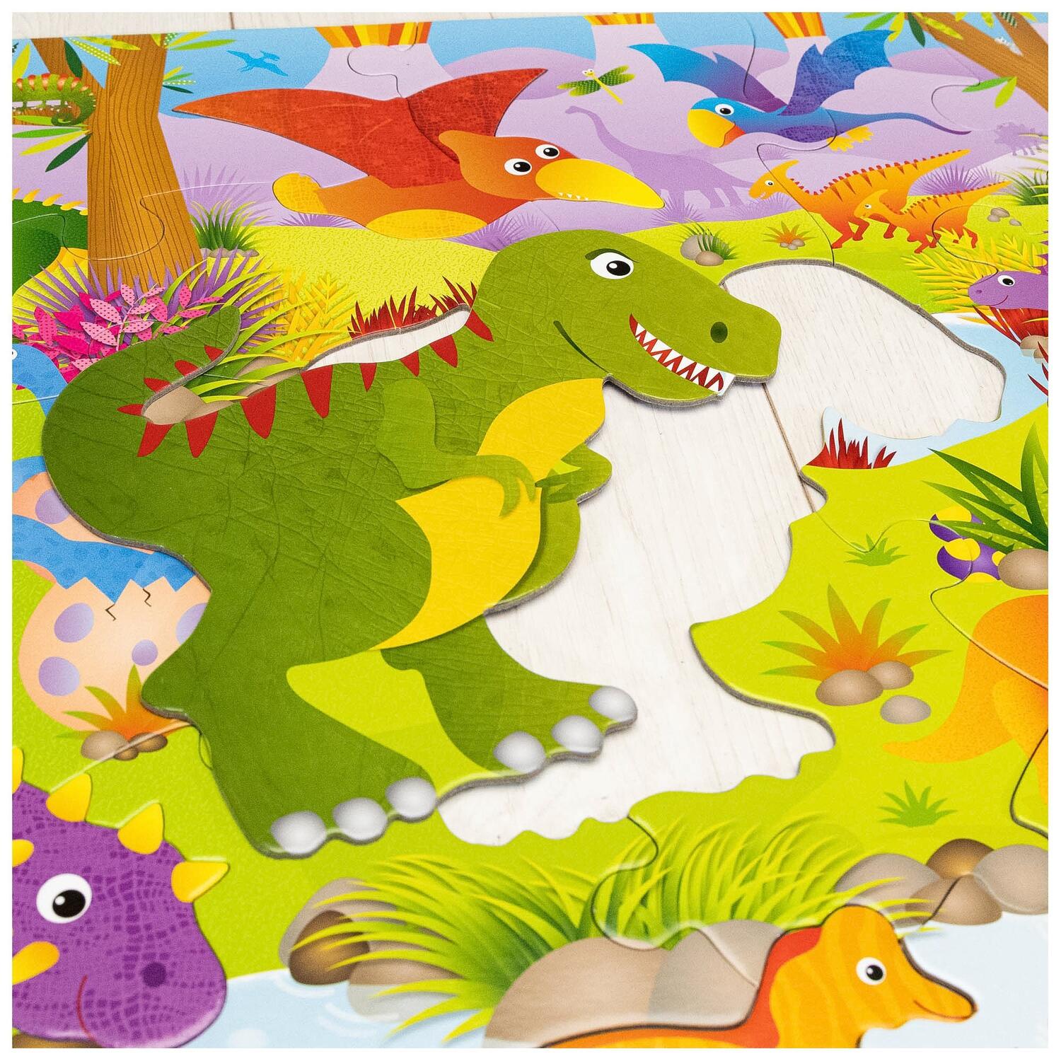 Puzzle Podea: Dinozauri (30 piese)